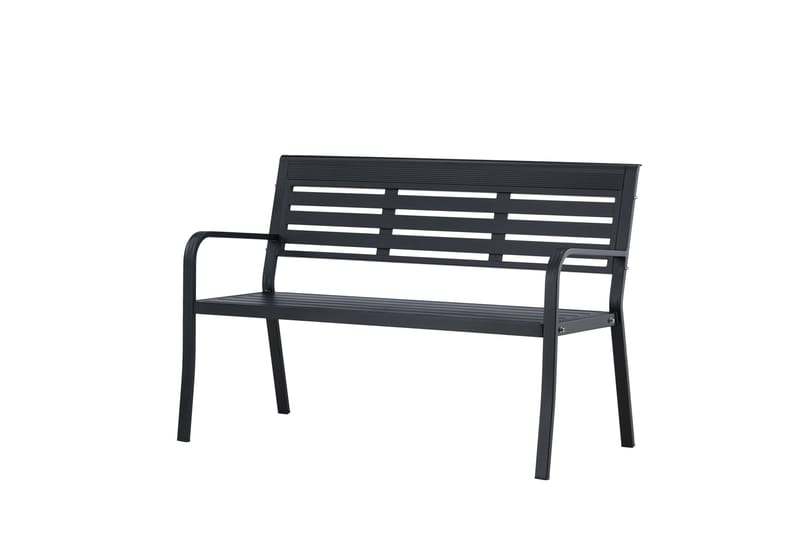 Elvas Utebenk - Svart - Hagemøbler & utemiljø - Utesofa - Hagebenk & utebenk