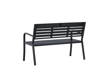 Elvas Utebenk - Svart - Hagemøbler & utemiljø - Utesofa - Hagebenk & utebenk