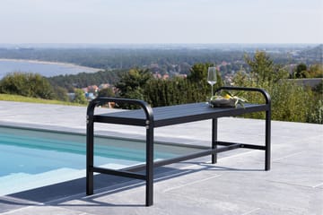 Cascais Utebenk - Svart - Hagemøbler & utemiljø - Utesofa - Hagebenk & utebenk