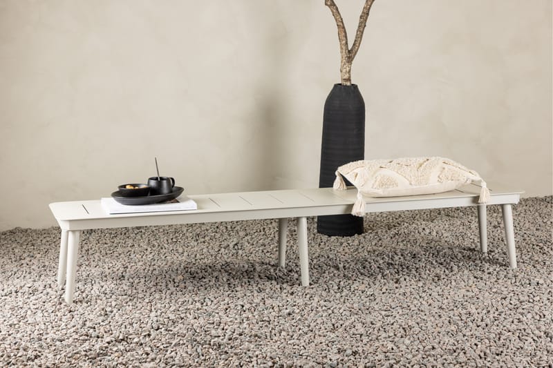 Lina Utebenk - Beige - Hagemøbler & utemiljø - Utesofa - Hagebenk & utebenk