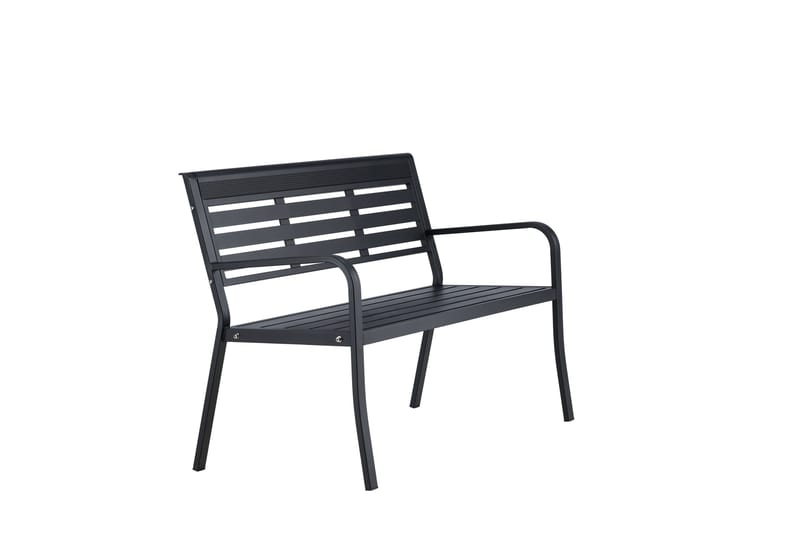 Elvas Utebenk - Svart - Hagemøbler & utemiljø - Utesofa - Hagebenk & utebenk