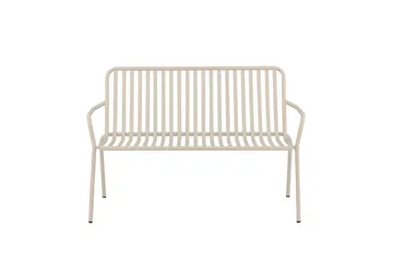 Peking Utebenk - Beige - Hagemøbler & utemiljø - Utesofa - Hagebenk & utebenk