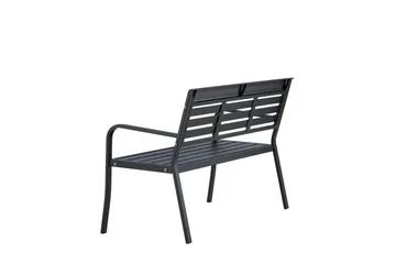 Elvas Utebenk - Svart - Hagemøbler & utemiljø - Utesofa - Hagebenk & utebenk