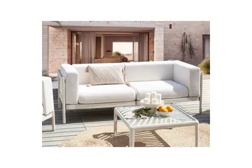 2-sitssoffa Beliani Ferretti Beige - Hagemøbler & utemiljø - Utesofa - Hagesofa & hagebenk