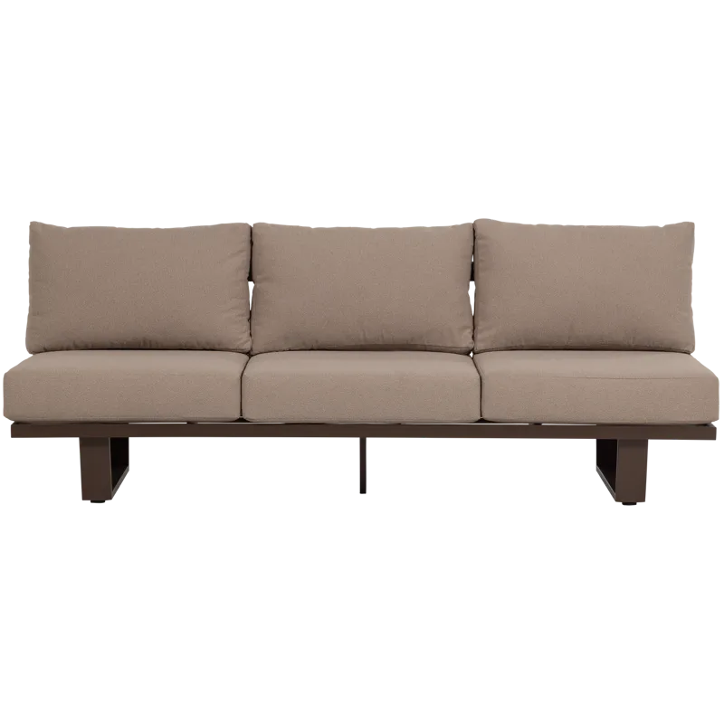 3-seters sofa Bear utendørs, Brun