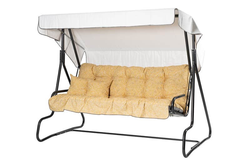 Adhira Komplett Hengekøye 196 cm - Grå/Gul - Hagemøbler & utemiljø - Utesofa - Hammock