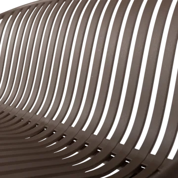 Benk Bruce 134 cm utendørs - Lilla/Brun - Hagemøbler & utemiljø - Utesofa - Hagebenk & utebenk