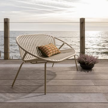Benk Bruce 134 cm utendørs - Sand - Hagemøbler & utemiljø - Utesofa - Hagebenk & utebenk