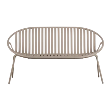 Benk Bruce 134 cm utendørs - Sand - Hagemøbler & utemiljø - Utesofa - Hagebenk & utebenk