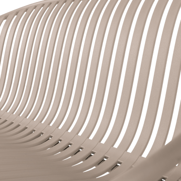 Benk Bruce 134 cm utendørs - Sand - Hagemøbler & utemiljø - Utesofa - Hagebenk & utebenk