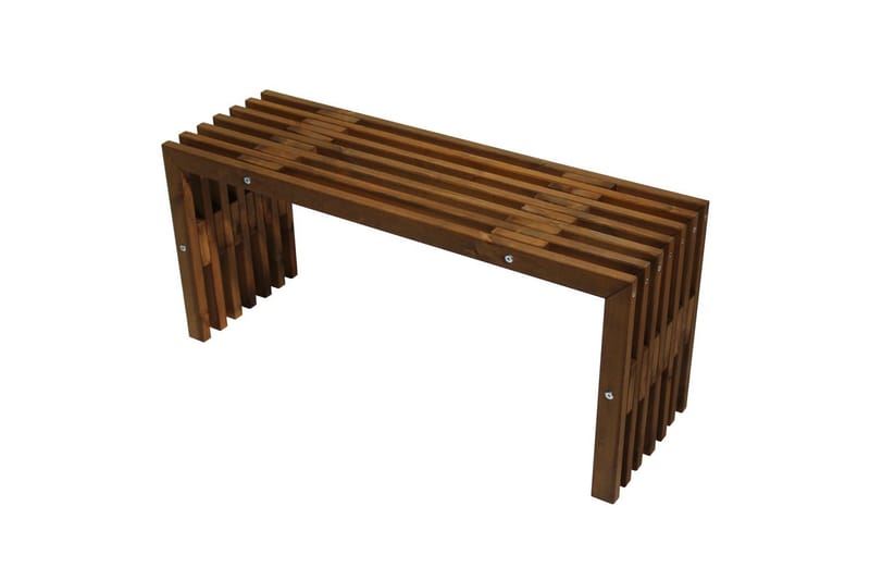 Benke EcoFurn 100 cm Furu Brun Oljet - Furu Brun Oljet - Hagemøbler & utemiljø - Utesofa - Hagebenk & utebenk