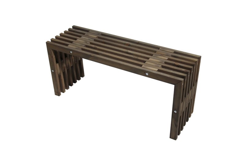 Benke EcoFurn 100 cm Furu Grå Oljet - Furu Grå Oljet - Hagemøbler & utemiljø - Utesofa - Hagebenk & utebenk