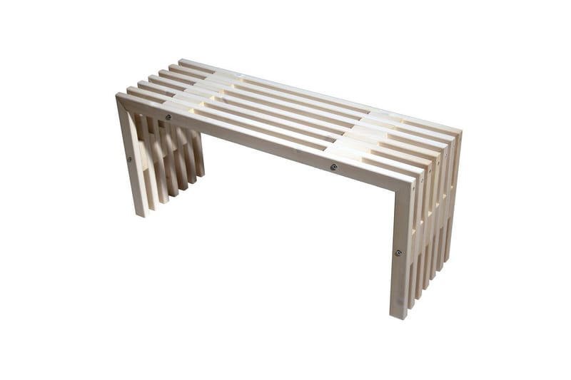 Benke EcoFurn 100 cm Furu Hvit Oljet, Furu Hvit Oljet