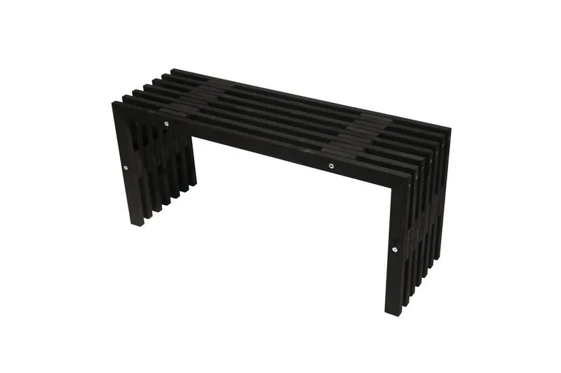 Benke EcoFurn 100 cm Furu Svart Oljet, Furu Svart Oljet