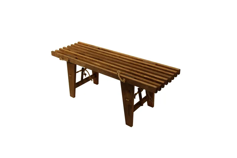 Benke EcoFurn Ecobenk 120 cm Ask Brun Oljet, Ask Brun Oljet