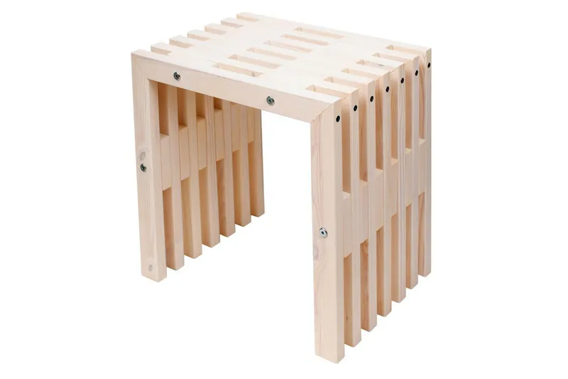 Benke Hillerstorp 45 cm Furu oljet hvit, Furu oljet hvit