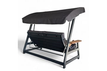 Berriaren Utendørs Hengende Sofa 3 Seter - Natur/Antrasitt - Hagemøbler & utemiljø - Utesofa - Hengesofa