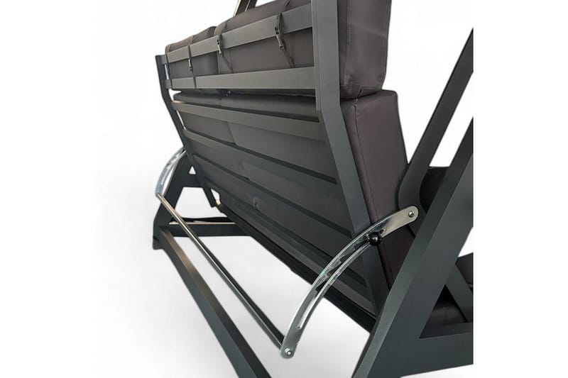Berriaren Utendørs Hengende Sofa 3 Seter - Natur/Antrasitt - Hagemøbler & utemiljø - Utesofa - Hengesofa