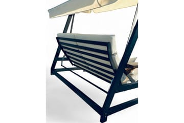 Berriaren Utendørs Hengende Sofa 3 Seter - Natur/Offwhite - Hagemøbler & utemiljø - Utesofa - Hengesofa