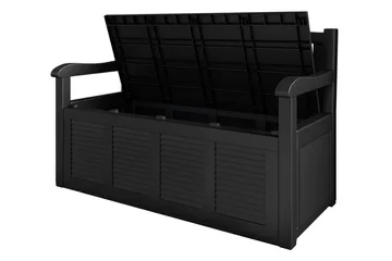 Cliffwyn Utendørsbenk med oppbevaring - Grå - Hagemøbler & utemiljø - Utesofa - Hagebenk & utebenk