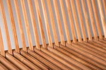 Ghana sofabenk 100 cm utendørs - Natur - Hagemøbler & utemiljø - Utesofa - Hagebenk & utebenk