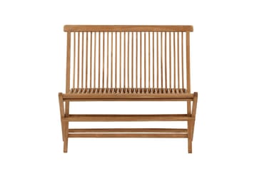 Ghana sofabenk 100 cm utendørs - Natur - Hagemøbler & utemiljø - Utesofa - Hagebenk & utebenk