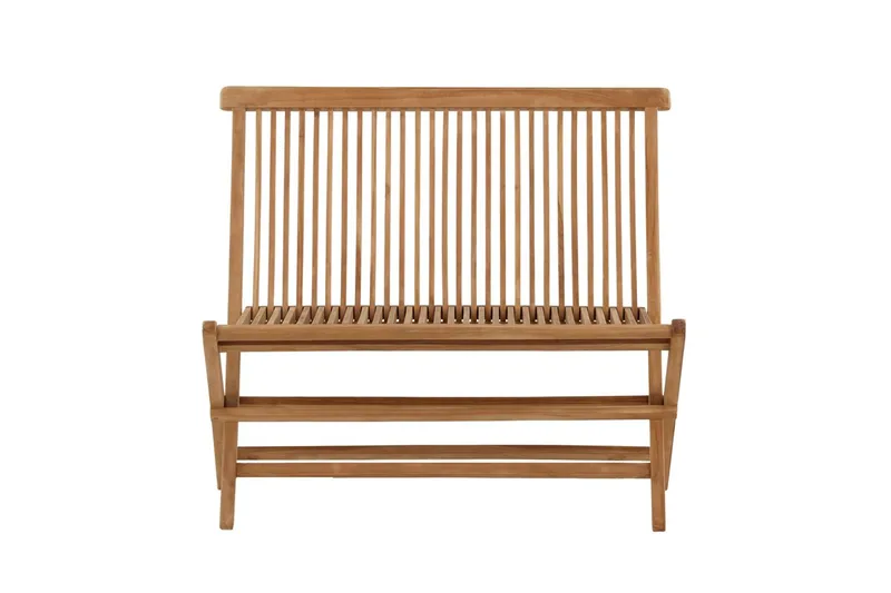 Ghana sofabenk 100 cm utendørs - Natur - Hagemøbler & utemiljø - Utesofa - Hagebenk & utebenk