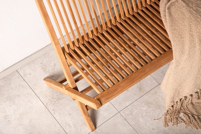 Ghana sofabenk 100 cm utendørs - Natur - Hagemøbler & utemiljø - Utesofa - Hagebenk & utebenk