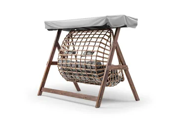 Girne Komplett Hammock 190 cm - Grå - Hagemøbler & utemiljø - Utesofa - Hammock