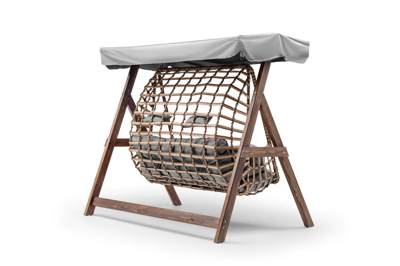 Girne Komplett Hammock 190 cm - Grå - Hagemøbler & utemiljø - Utesofa - Hammock