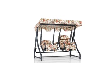 Hage dobbelsvingstol Bhika Flerfarget - Flerfarget - Hagemøbler & utemiljø - Utesofa - Hengesofa