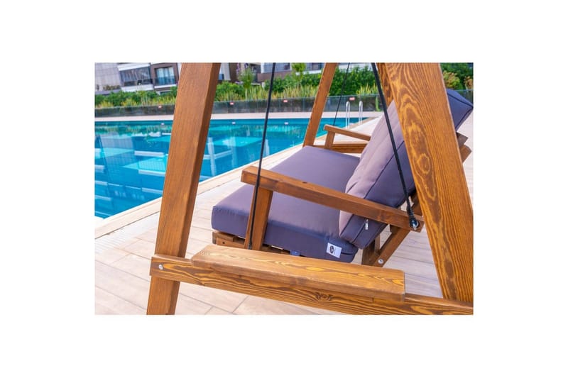 Hage dobbelsvingstol Taharoa Antrasitt - Antrasitt - Hagemøbler & utemiljø - Utesofa - Hengesofa