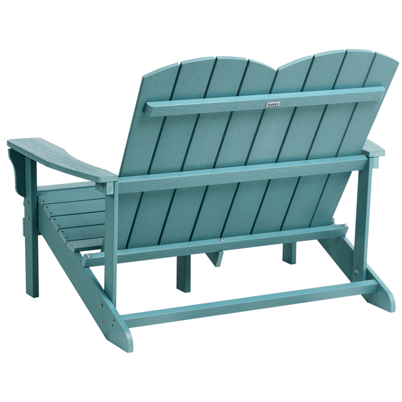 Hagebenk Adirondack 125 cm - Blå - Hagemøbler & utemiljø - Utesofa - Hagebenk & utebenk