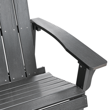 Hagebenk Adirondack 125 cm - Grå - Hagemøbler & utemiljø - Utesofa - Hagebenk & utebenk