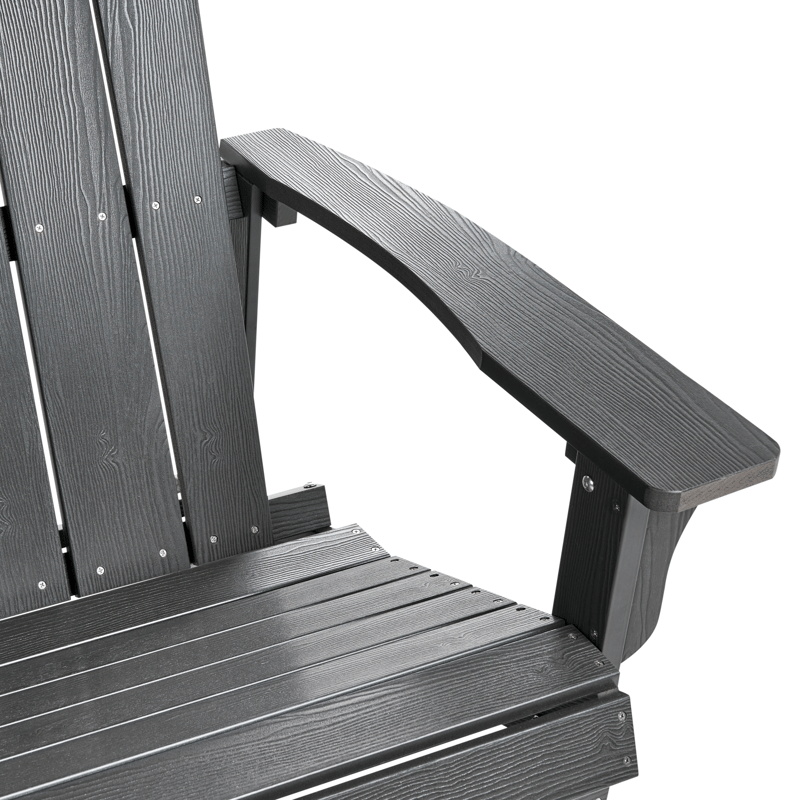 Hagebenk Adirondack 125 cm - Grå - Hagemøbler & utemiljø - Utesofa - Hagebenk & utebenk