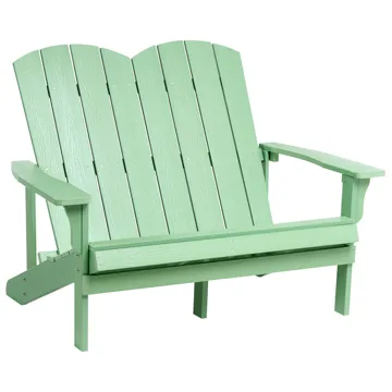 Hagebenk Adirondack 125 cm - Grønn - Hagemøbler & utemiljø - Utesofa - Hagebenk & utebenk