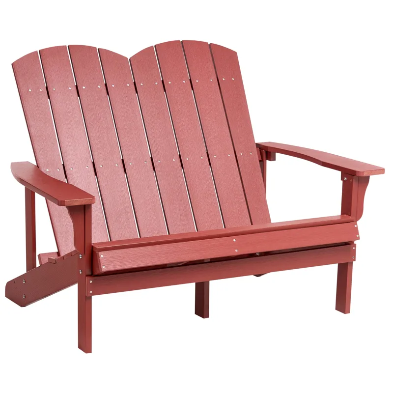 Hagebenk Adirondack 125 cm, Rød
