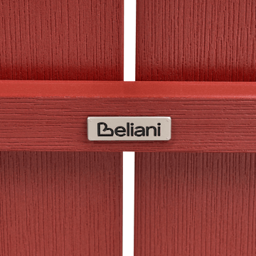 Hagebenk Adirondack 125 cm - Rød - Hagemøbler & utemiljø - Utesofa - Hagebenk & utebenk