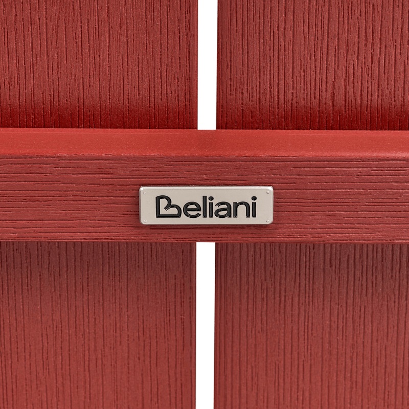 Hagebenk Adirondack 125 cm - Rød - Hagemøbler & utemiljø - Utesofa - Hagebenk & utebenk