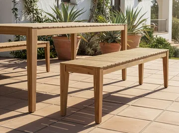 Hagebenk Chioggia 155 cm akasietre - Brun - Hagemøbler & utemiljø - Utesofa - Hagebenk & utebenk