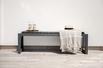 Athena benk utendørs 140 cm svart - Svart - Hagemøbler & utemiljø - Utesofa - Hagebenk & utebenk