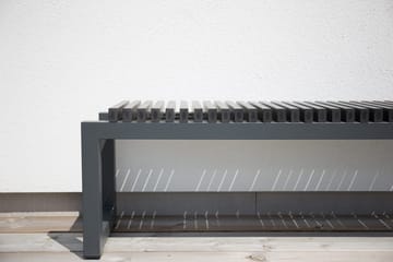 Athena benk utendørs 140 cm svart - Svart - Hagemøbler & utemiljø - Utesofa - Hagebenk & utebenk