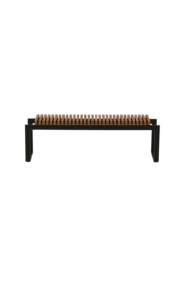 Athena Utebenk Svart - Brun - Hagemøbler & utemiljø - Utesofa - Hagebenk & utebenk
