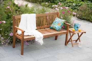 Benk FINLAY 150x61xH91cm Akasie - Hagemøbler & utemiljø - Utesofa - Hagebenk & utebenk