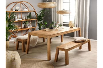 Coteto 3-seters Sittebenk 160 cm - Akasie - Hagemøbler & utemiljø - Utesofa - Hagebenk & utebenk