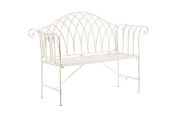 Estadilla Hagebenk - Hvit - Hagemøbler & utemiljø - Utesofa - Hagebenk & utebenk