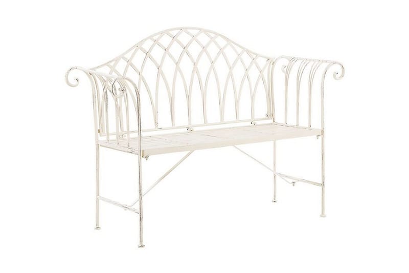 Estadilla Hagebenk - Hvit - Hagemøbler & utemiljø - Utesofa - Hagebenk & utebenk