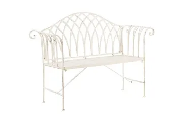 Estadilla Hagebenk - Hvit - Hagemøbler & utemiljø - Utesofa - Hagebenk & utebenk