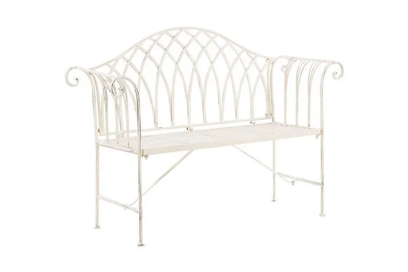 Estadilla Hagebenk - Hvit - Hagemøbler & utemiljø - Utesofa - Hagebenk & utebenk