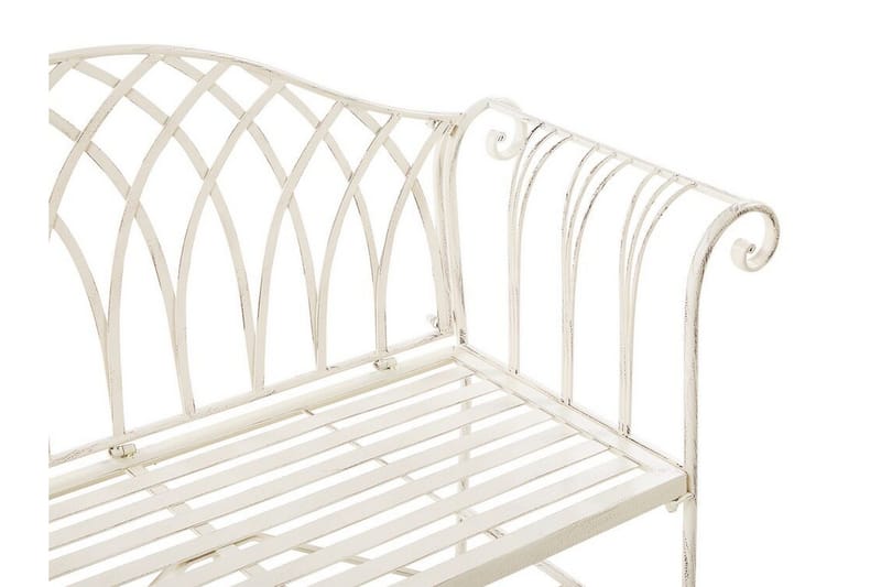 Estadilla Hagebenk - Hvit - Hagemøbler & utemiljø - Utesofa - Hagebenk & utebenk